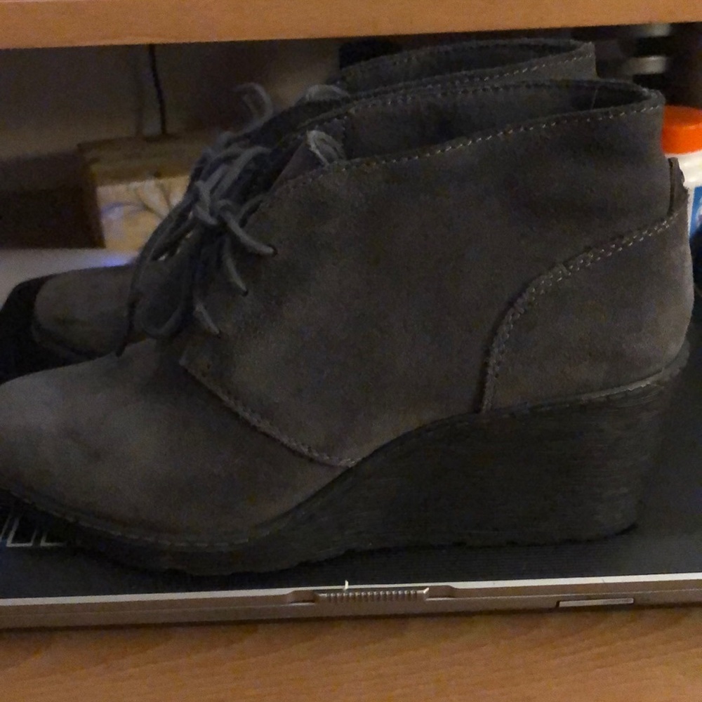 Clark’s wedge booties